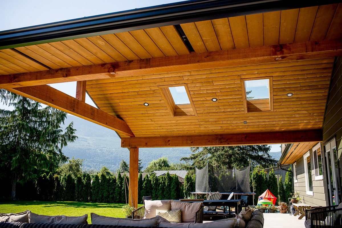 Timberframe Patio Builder, Yarrow BC