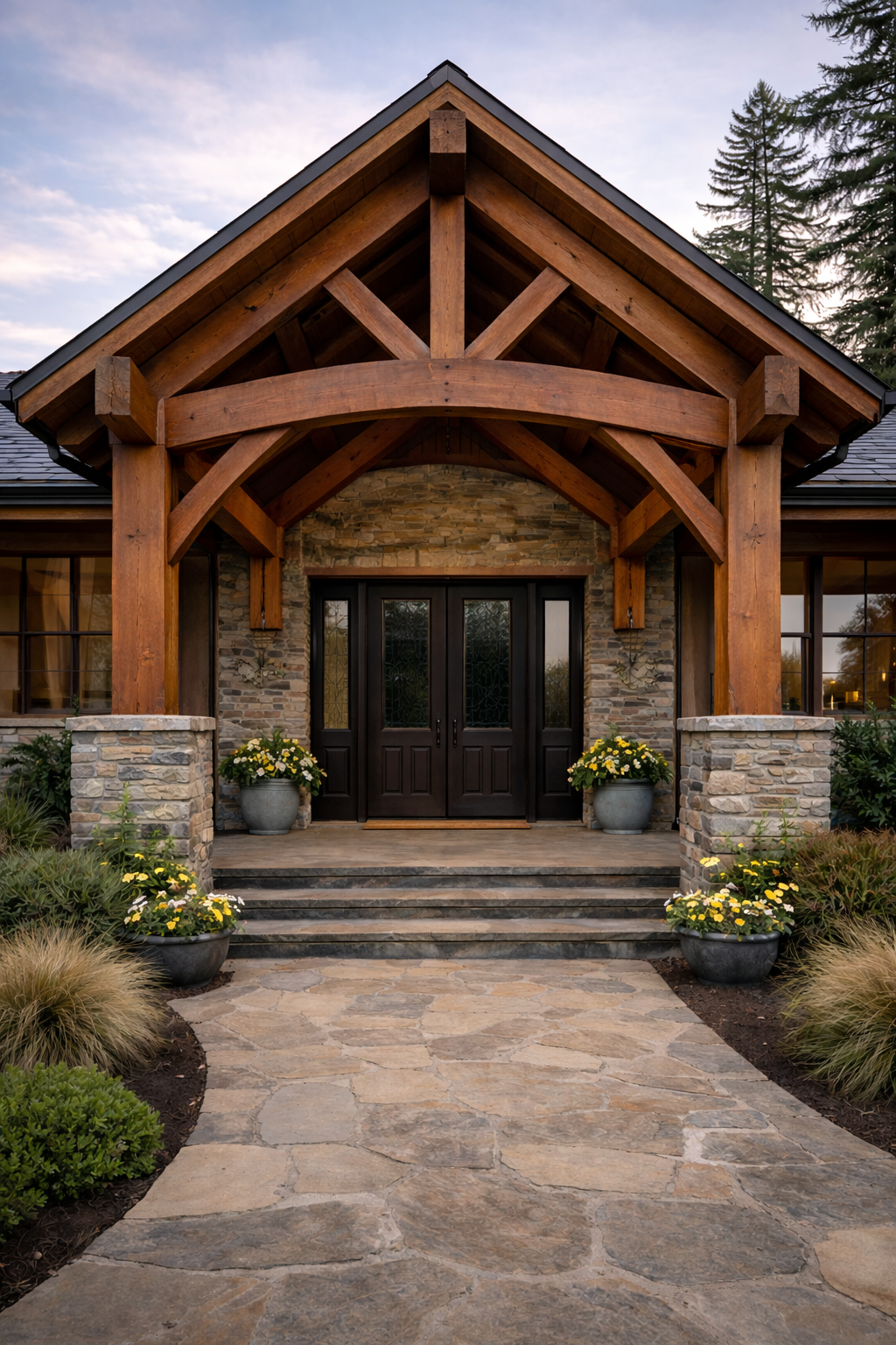 timberframe entry